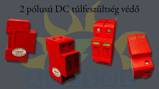 2 pólusú DC túlfeszültség védő 2 pólusú DC túlfeszültség védő