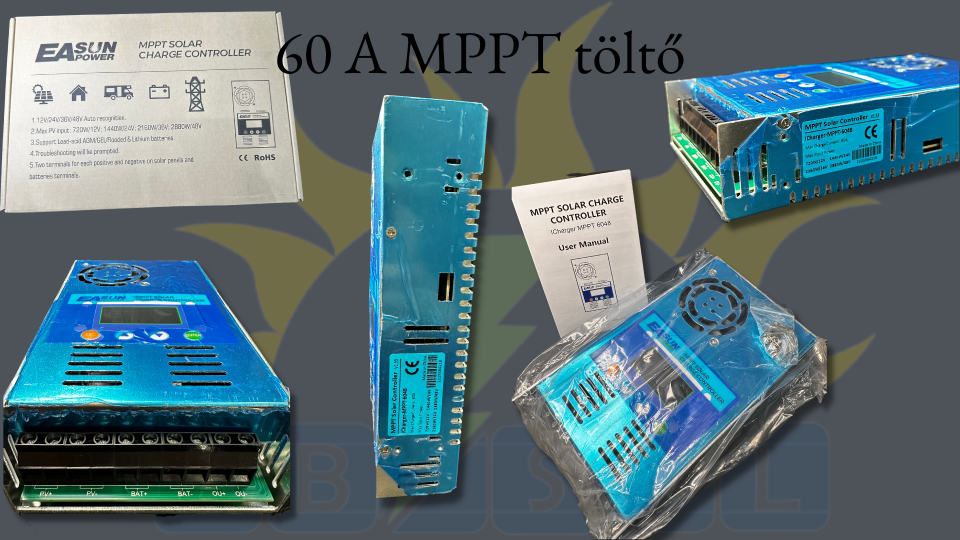 6048/60A MPPT töltő 180V PV bemenet 6048/60A MPPT töltő 180V PV bemenet