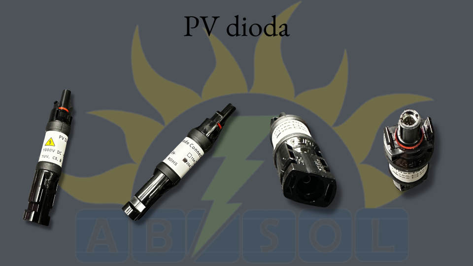 PV MC4 dioda 1000Vdc 20A